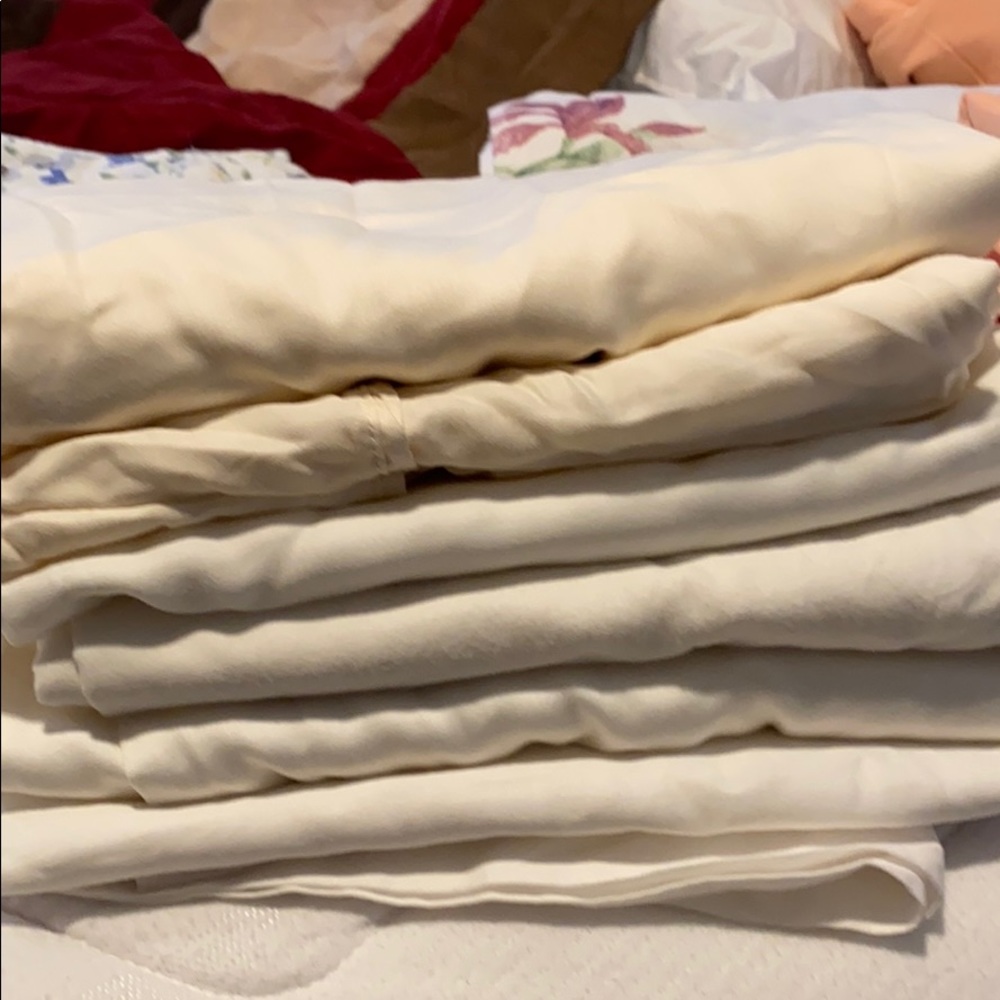 6 misc cal king pillowcases